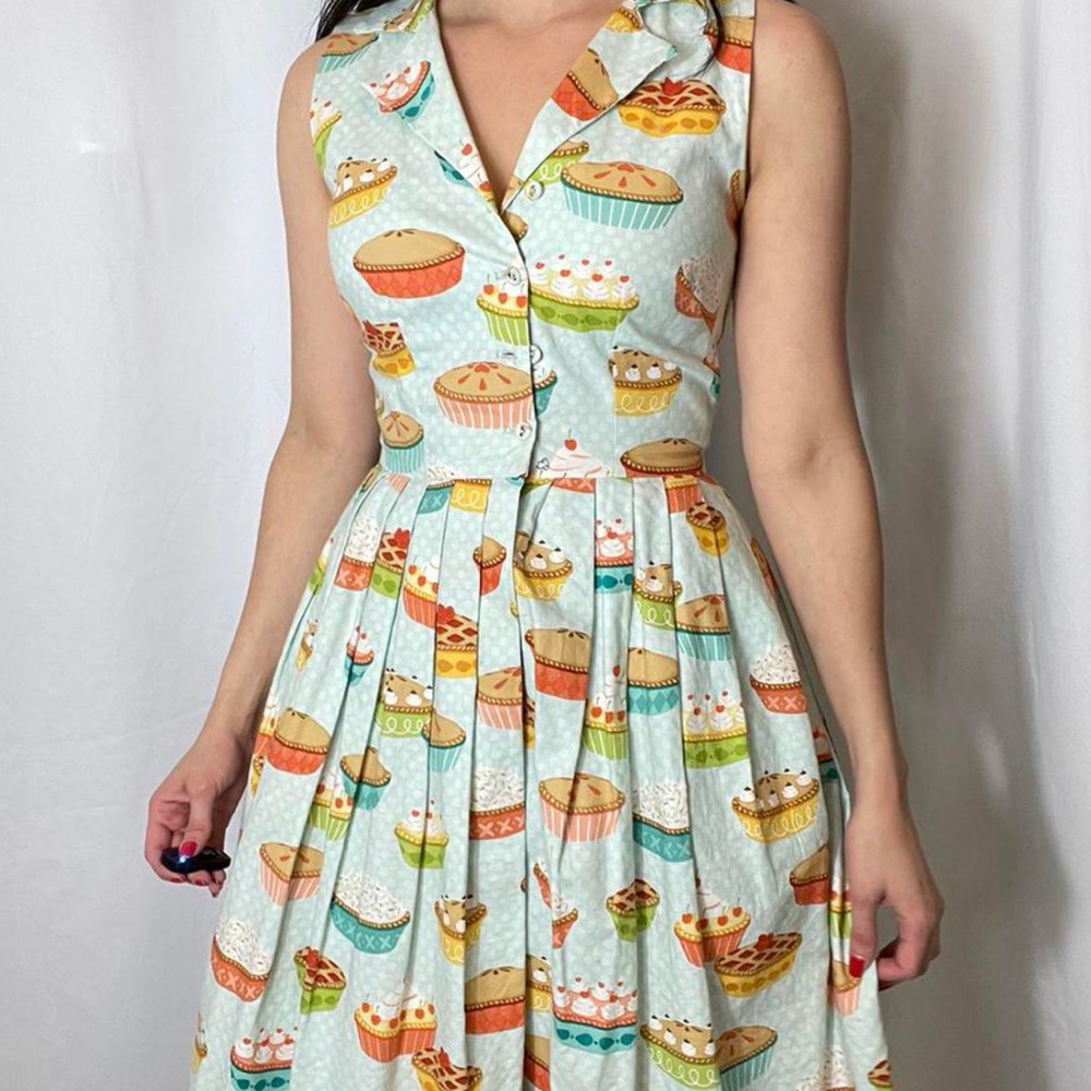 Béa and Dot size XS Pie dress with pockets!
